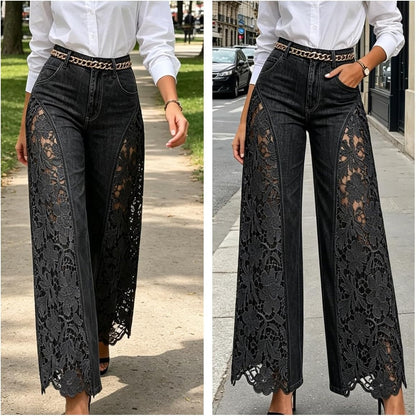 NightShade Long Lace Jeans