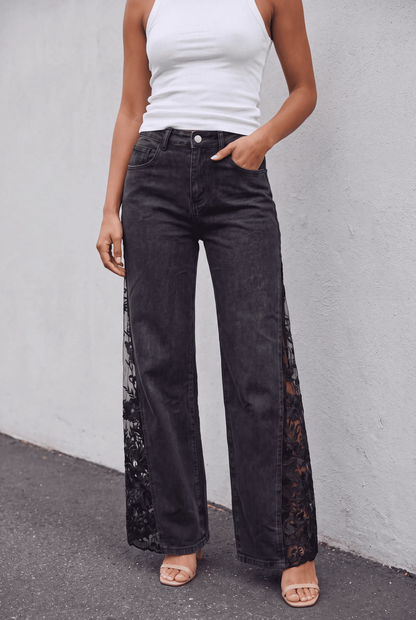 NightShade Lace Jeans